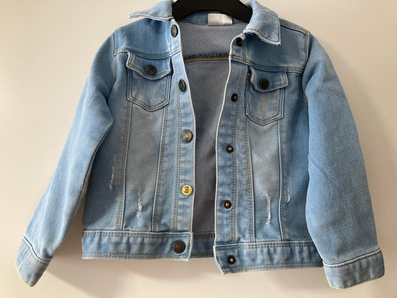 Leuke spijkerjas voor kinderen maat 92, Kinderen en Baby's, Ophalen of Verzenden, Zo goed als nieuw, Meisje, Jas