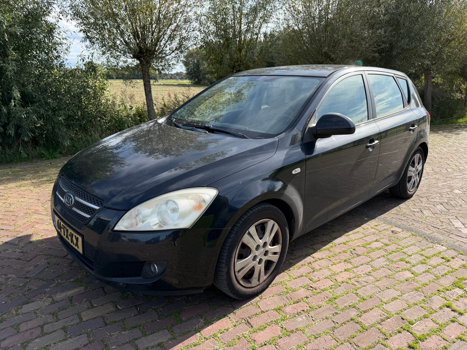 Kia (Pro) Cee d 1.6 Crdi 2007 Vaste Prijs!, Auto's, 4 cilinders, Zwart, Origineel Nederlands, Particulier