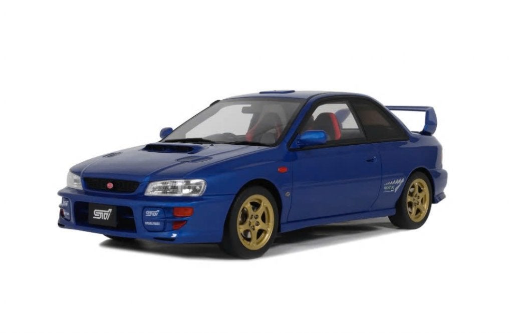 SUBARU IMPREZA WRX TYPE R STI BLAUW '99 1/18 OTTO ref OT1249