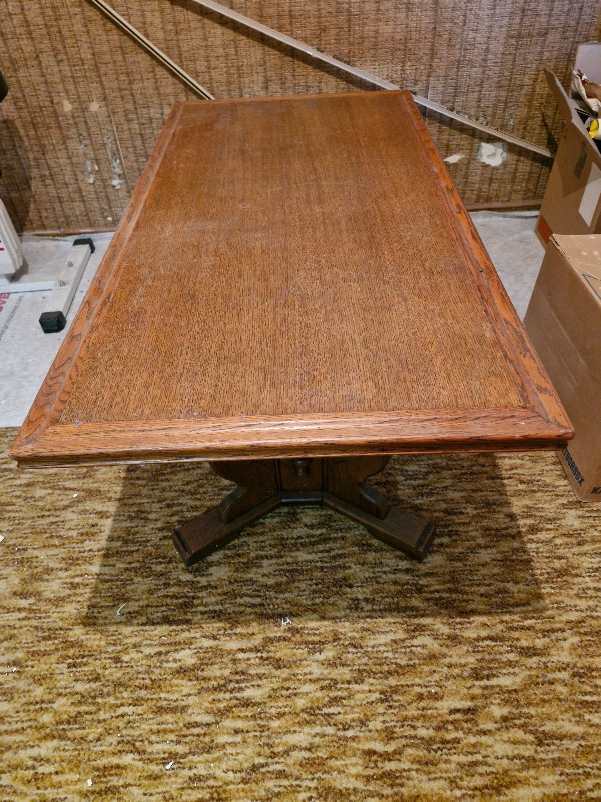 Salontafel / kloostertafel, Huis en Inrichting, Ophalen, 100 tot 150 cm, 50 tot 100 cm, Zo goed als nieuw