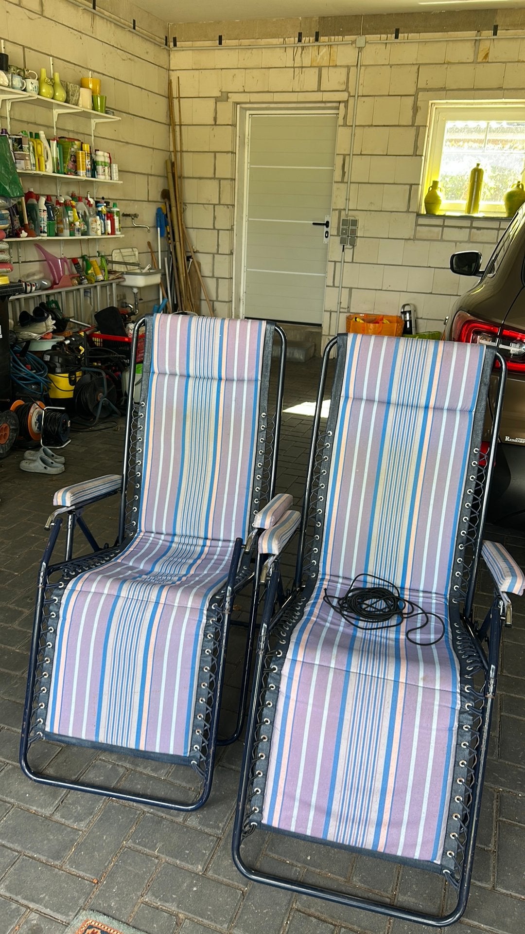 Lafuma relax stoelen, Caravans en Kamperen, Ophalen, Gebruikt, Campingstoel