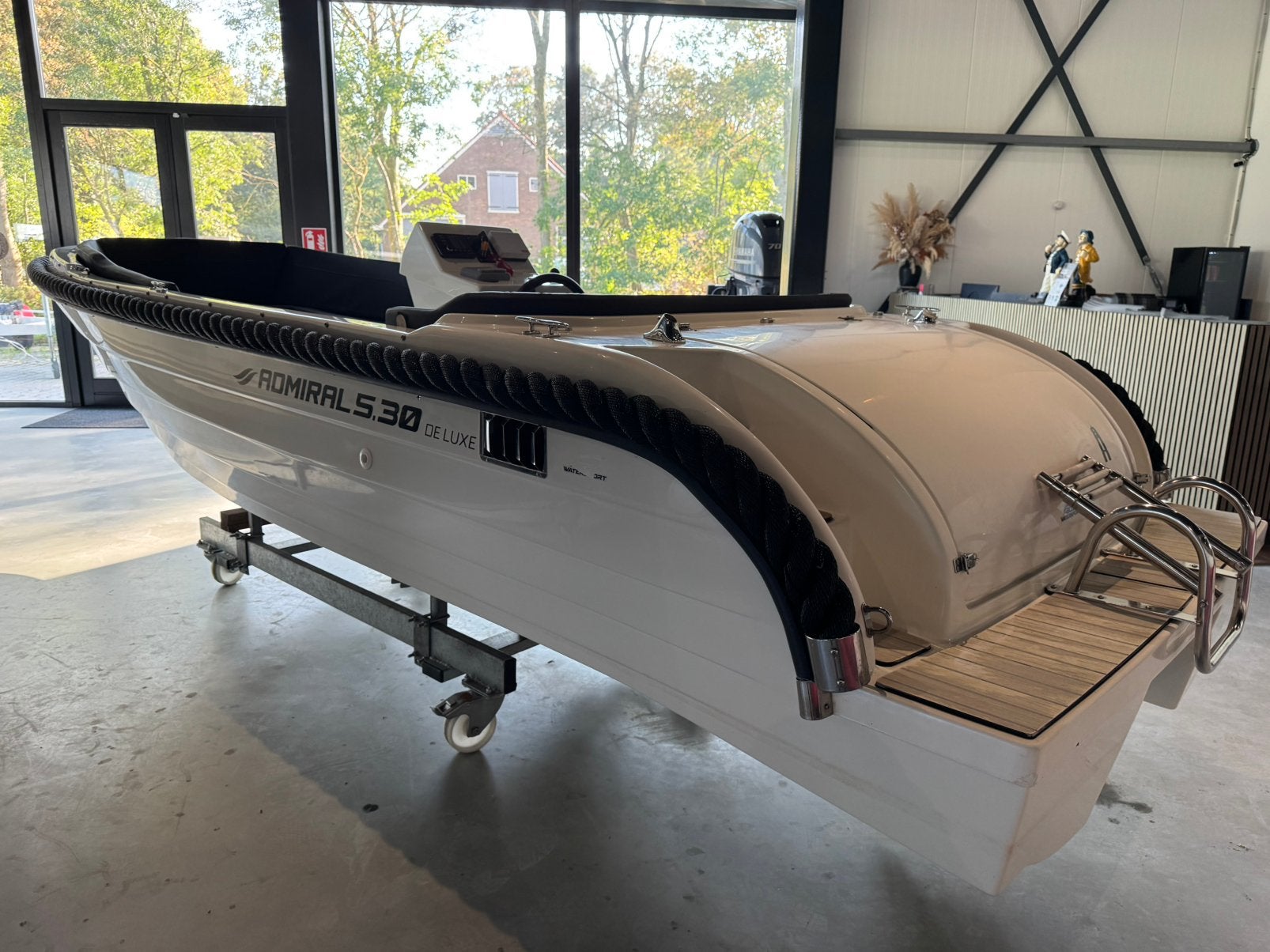 Admiral 530 Tender - Suzuki 20pk ( VOL OPTIES ), Watersport en Boten, Info@admiraal-watersport.nl, Westrak 15, Buiskap, Ophalen of Verzenden