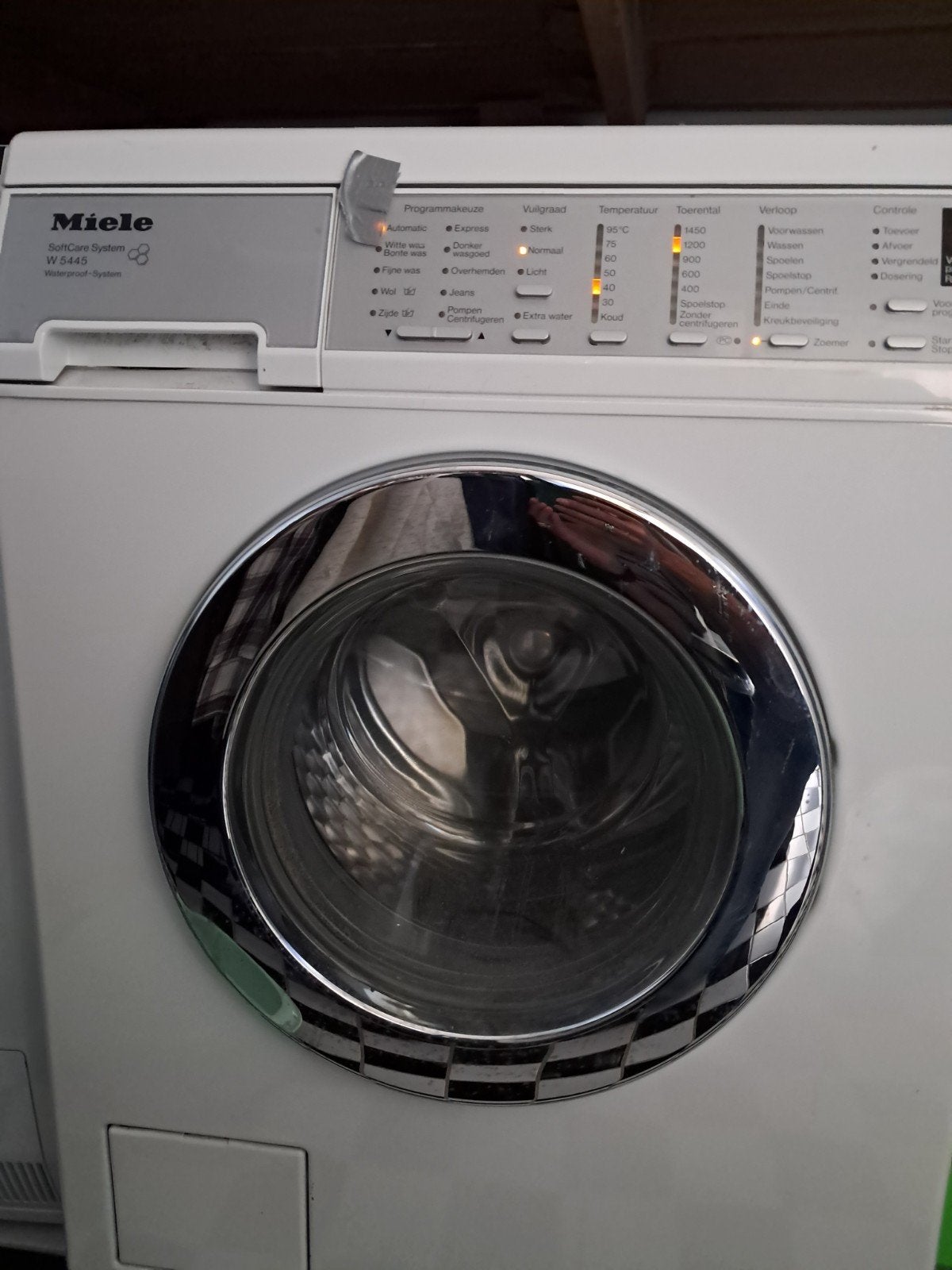 Miele SoftCare System W 5445 Wasmachine, Ophalen, Gebruikt, Voorlader, Kort programma
