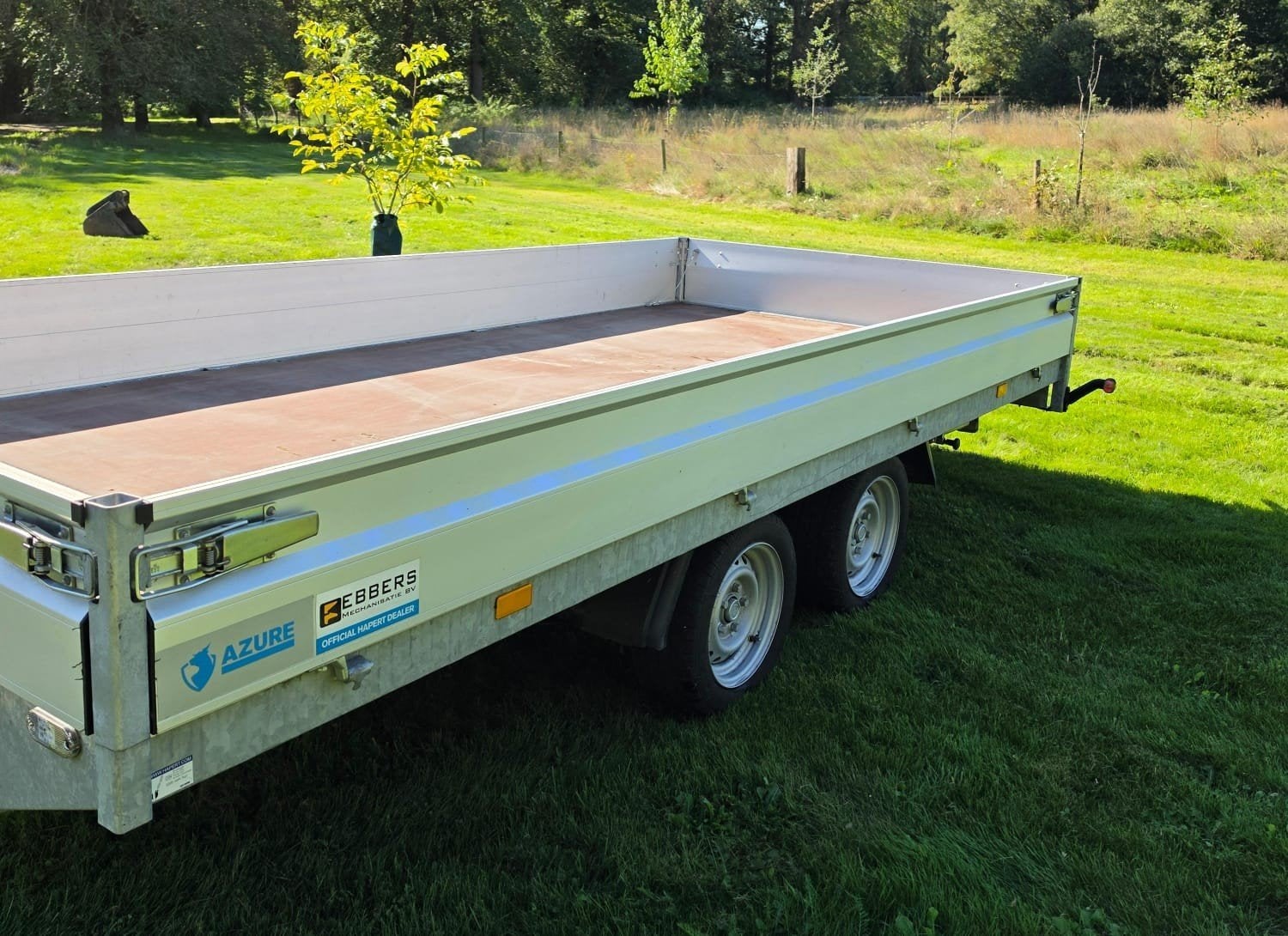 Hapert Azure H-2 Plateauwagen - 3.500 kg - Zeer goede staat, Ophalen, Hapert, Info@hapert.com, Zo goed als nieuw