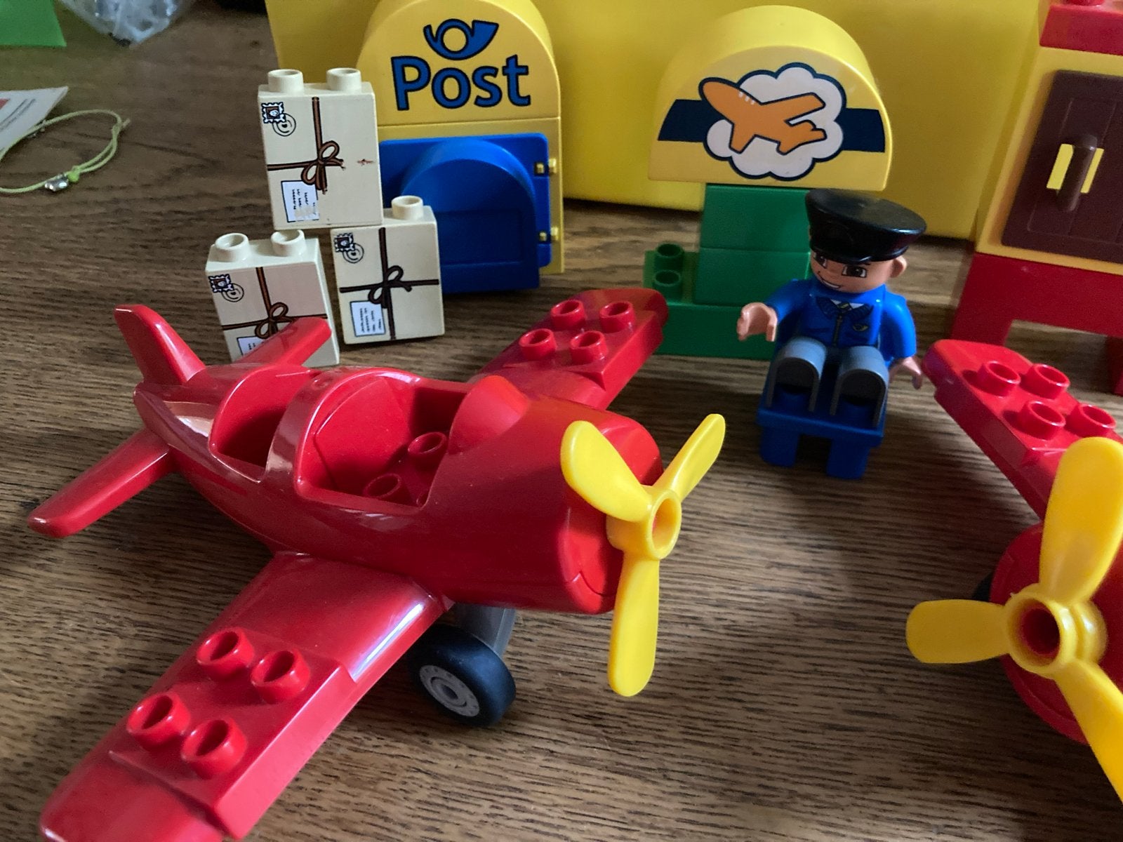 LEGO Duplo Vliegtuig en Postkantoor Set, Ophalen of Verzenden, Gebruikt, Overige merken