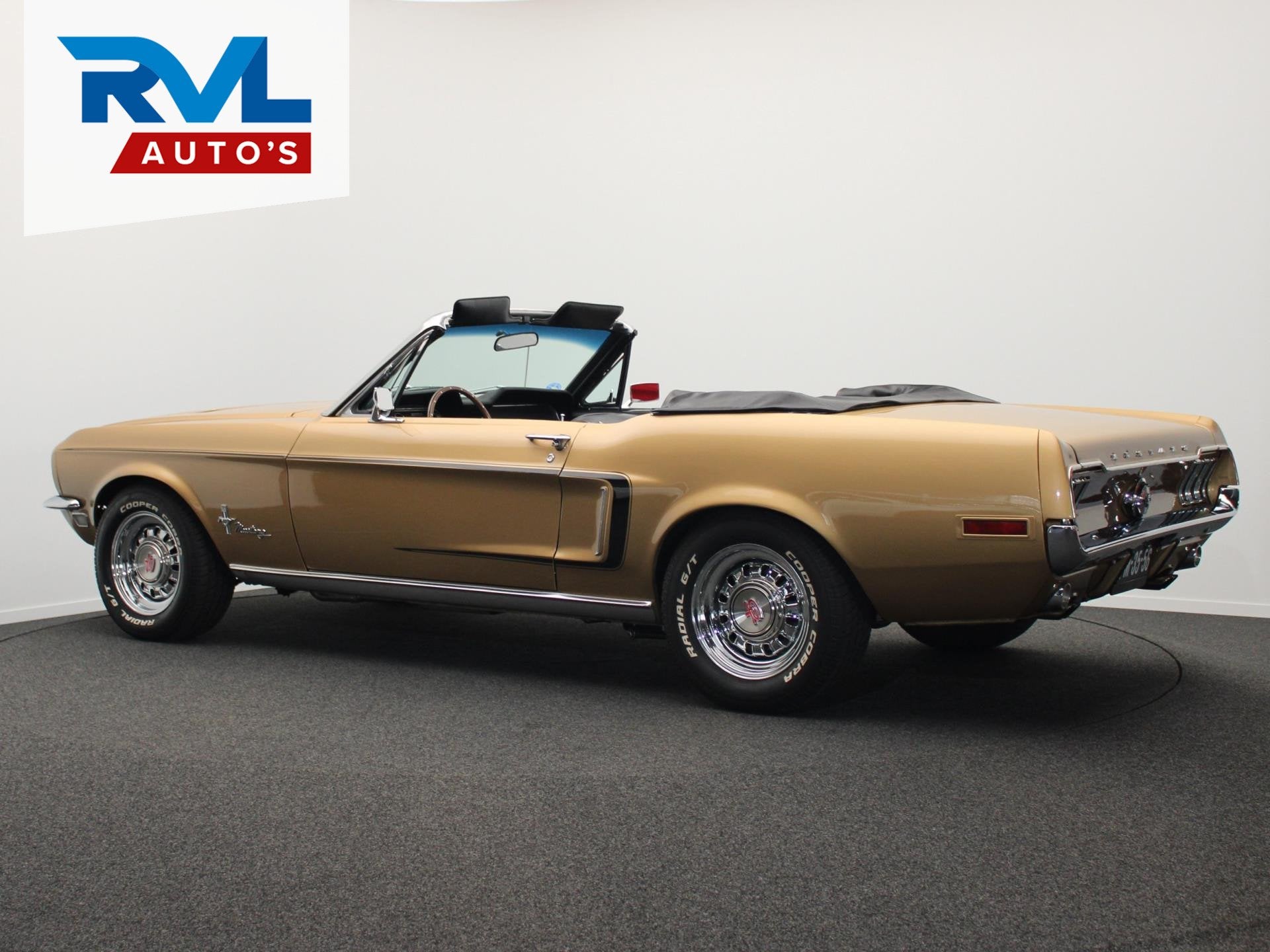 Ford USA Mustang Cabrio 289 V8 1968 Aut *Gerestaureerd* C-Co, Auto's, Achterwielaandrijving, 4800 cc, Zwart, Overige kleuren