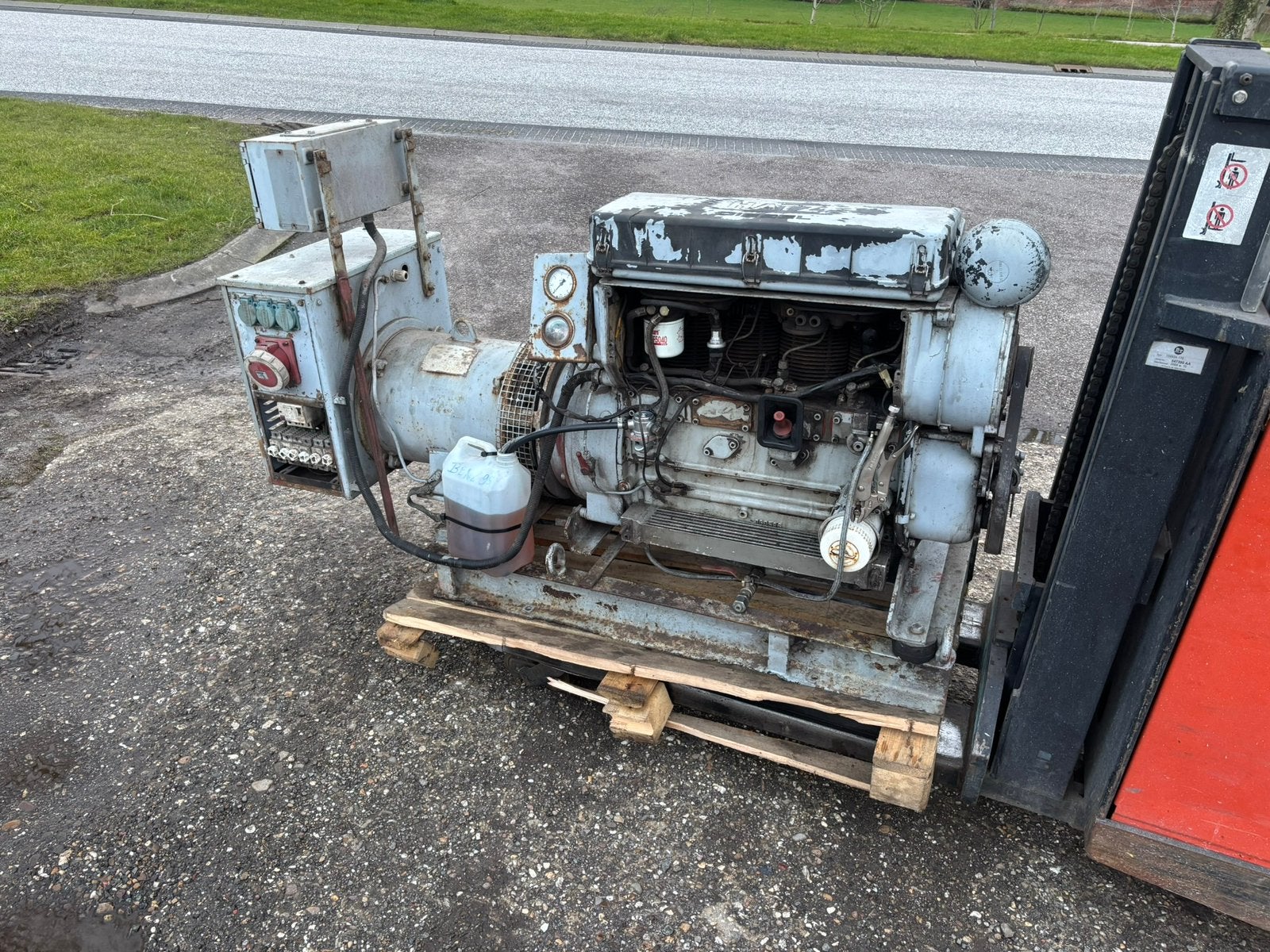 Hatz 4M40H 4 cilinder diesel motor loop of sloop, Ophalen, Gebruikt