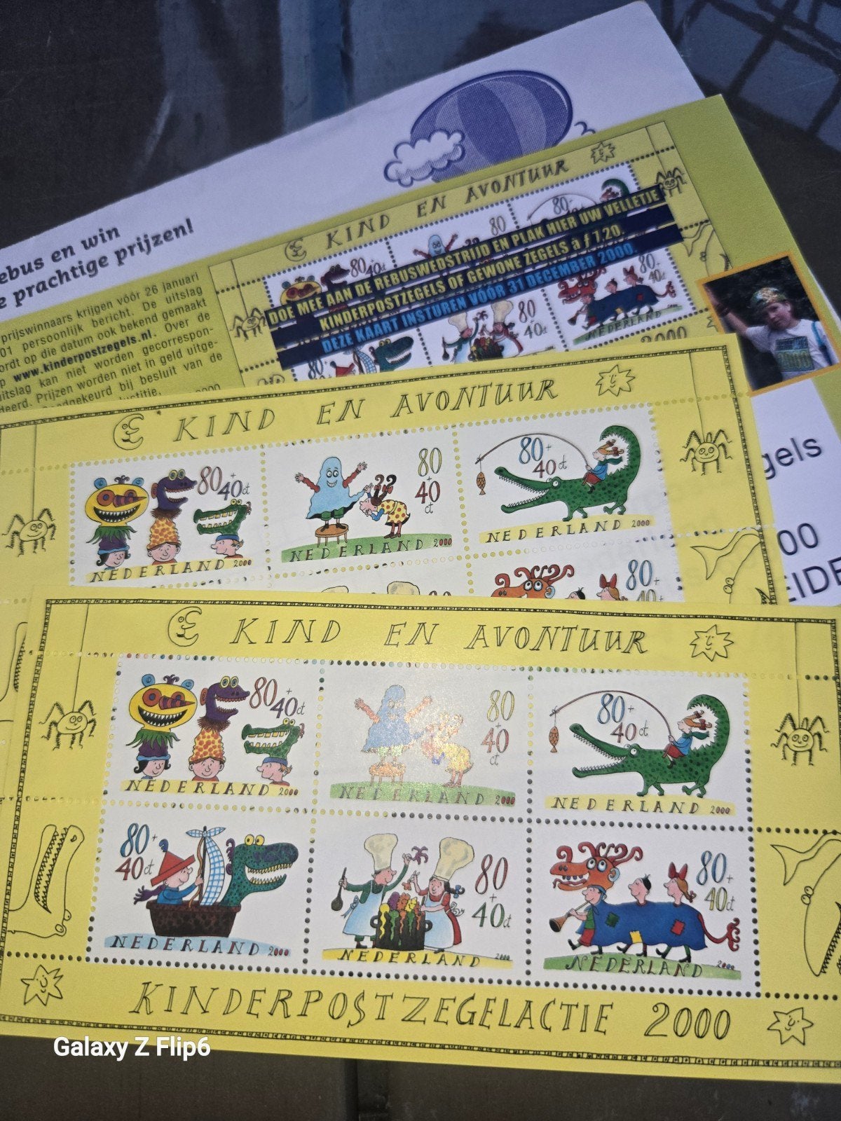 Kinderpostzegels 2000 - Kind en Avontuur (ongebruikt), Postzegels en Munten, Postzegels | Nederland, Ophalen of Verzenden, Na 1940
