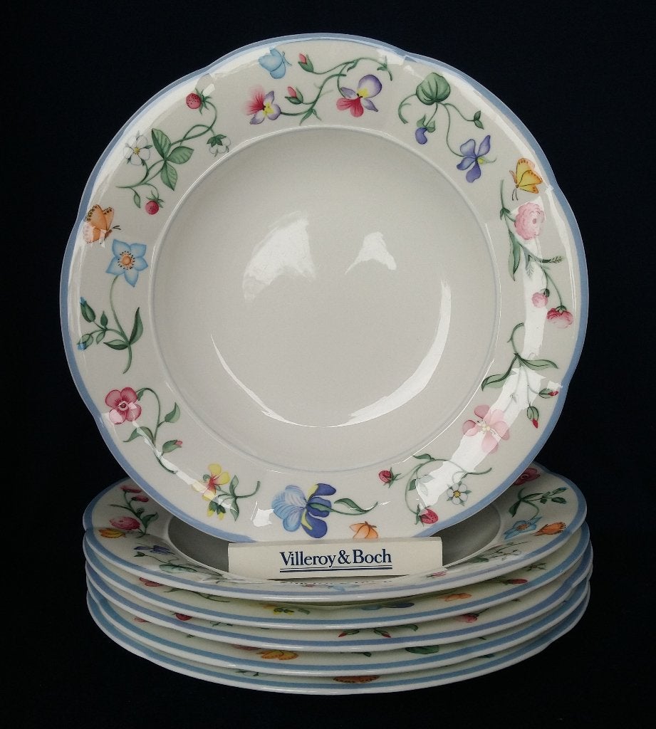 Villeroy & Boch Mariposa - 6 soepborden, Huis en Inrichting, Keuken | Servies, Villeroy & Boch, Ophalen of Verzenden, Zo goed als nieuw