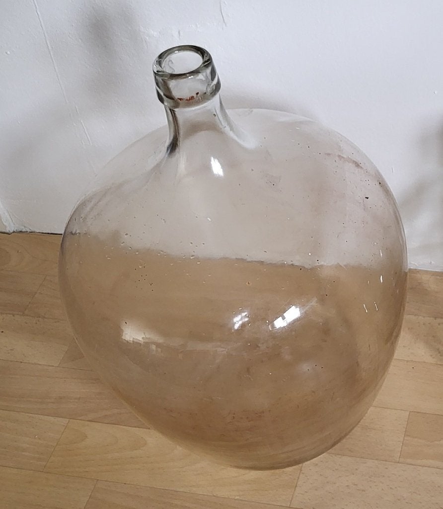 grote zware vintage flesvaas/gistingsfles zie foto's, Ophalen