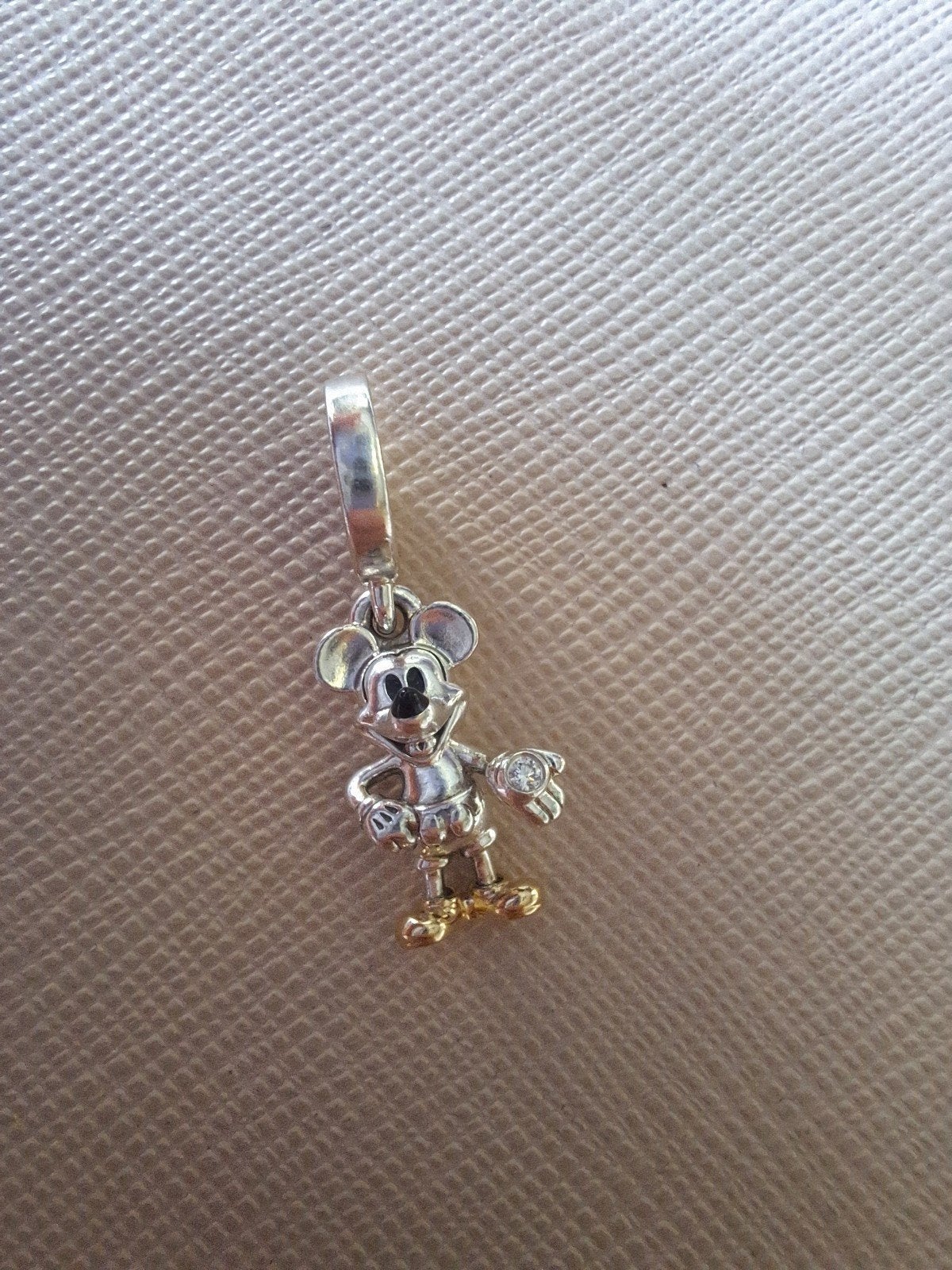 Pandora disney 100 Mickey., Ophalen of Verzenden, Zo goed als nieuw, Zilver, Pandora