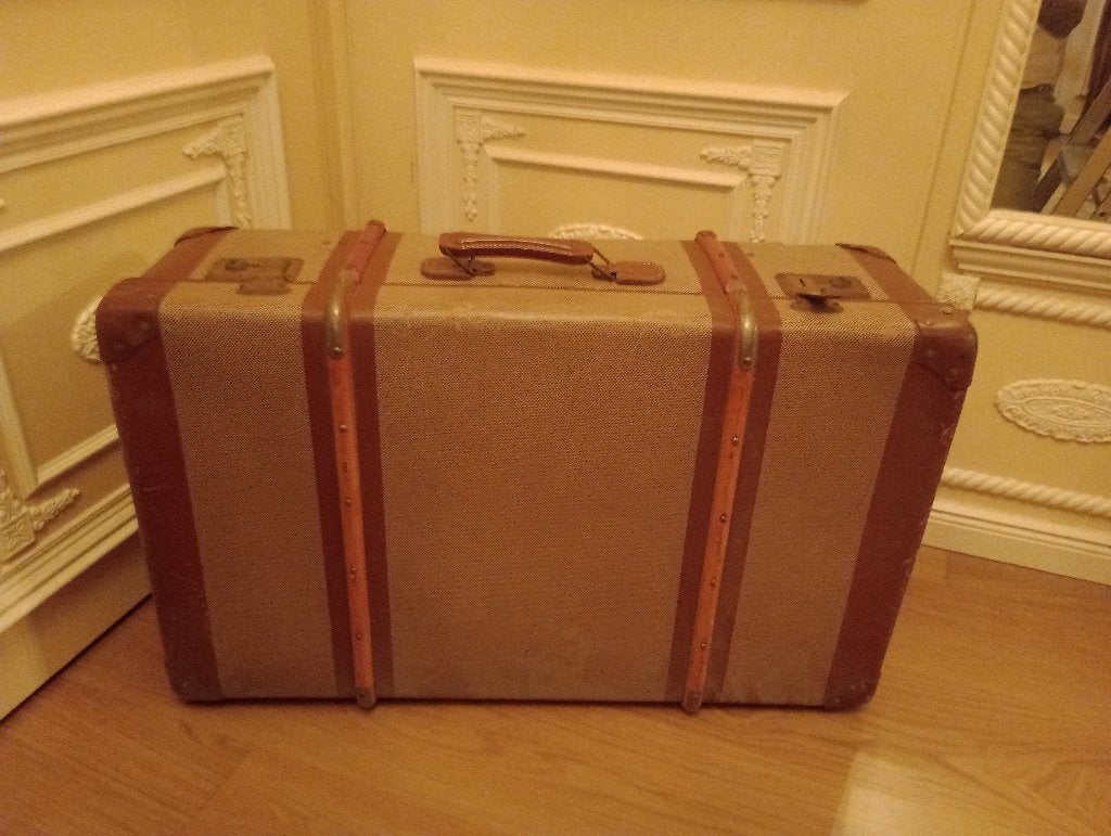 vintage koffer, Ophalen, Gebruikt, Hard kunststof, 45 tot 55 cm