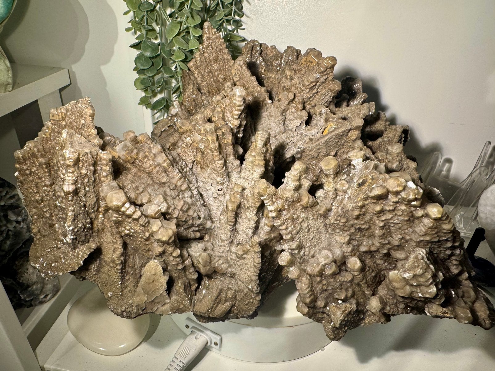 Pagoda calciet cluster XXL, Ophalen of Verzenden, Mineraal