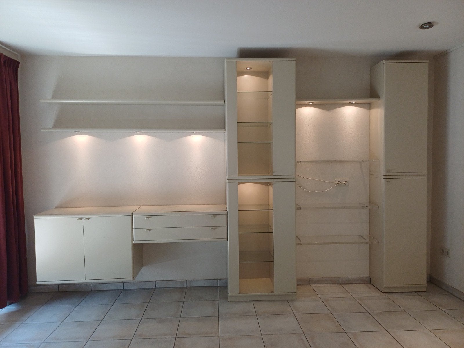 retro wandmeubel, Ophalen, 200 cm of meer, 25 tot 50 cm, Overige houtsoorten