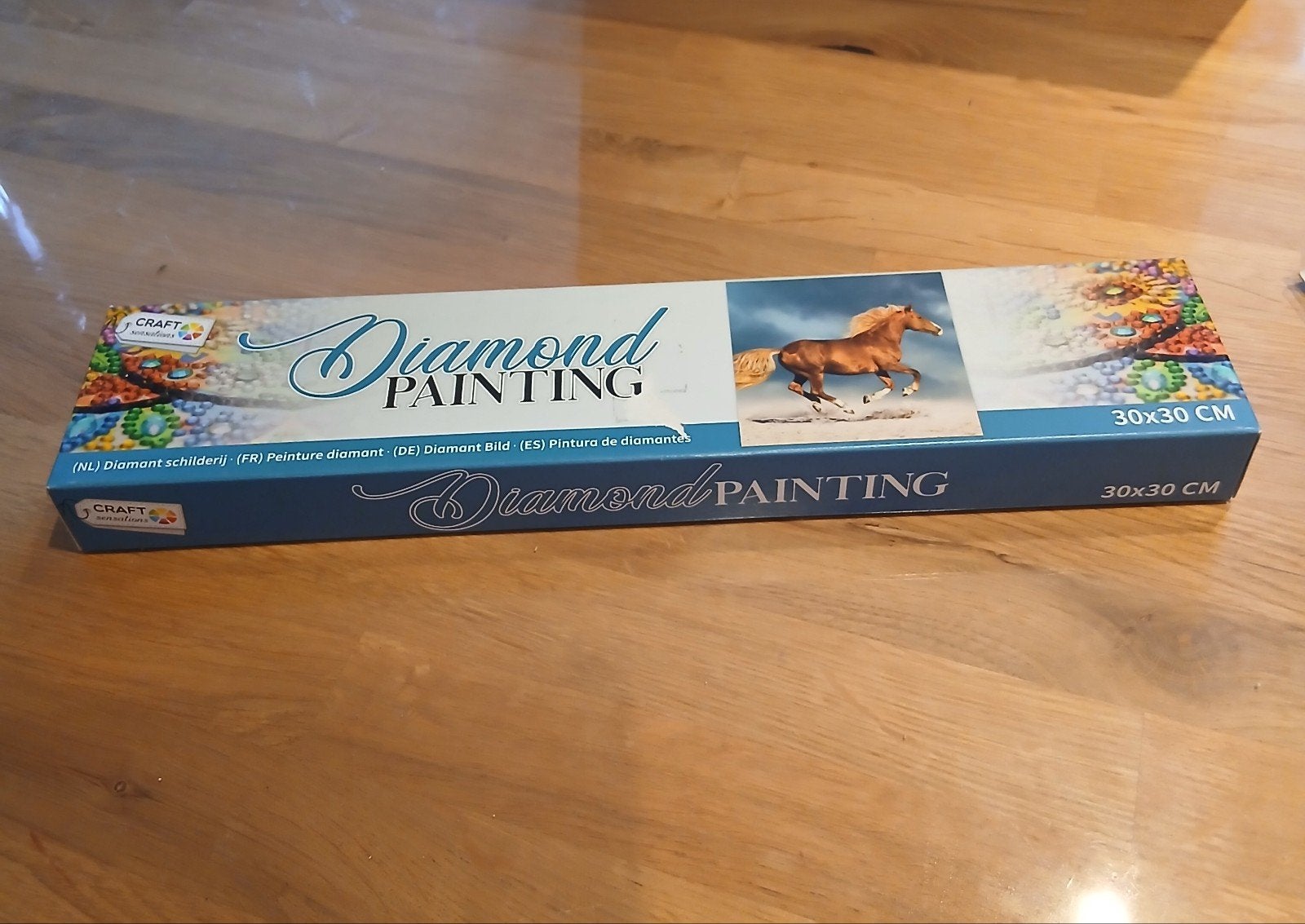 Diamond Painting Paard 30x30 cm - Nieuw in doos, Nieuw, Meerkleurig, Ophalen of Verzenden, Overige merken