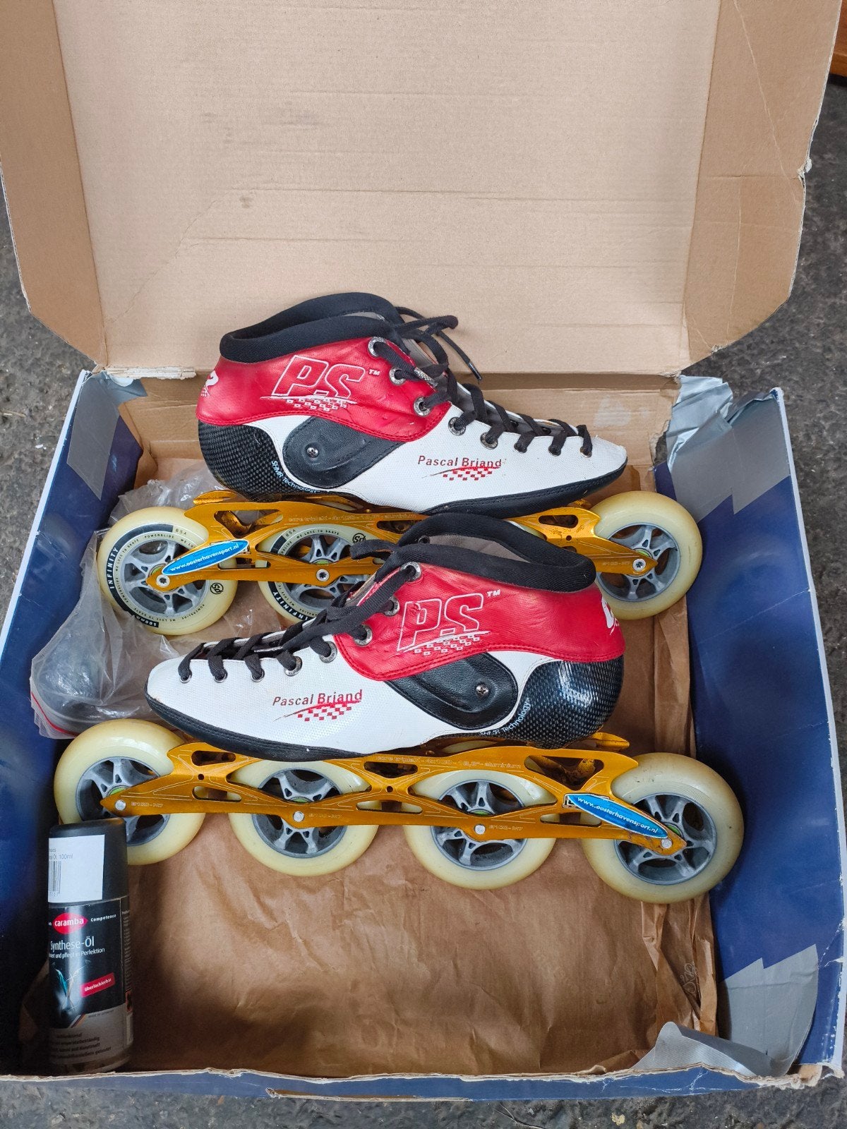 Powerslide C2 Pascal Briand speedskate maat 44, Ophalen of Verzenden, Powerslide