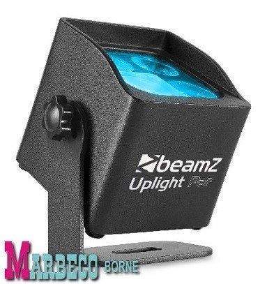 Mini LED Batterij Uplight, Outdoor, Indoor, IP65, 4x4W, RGBW, Muziek en Instrumenten, Licht en Laser, Geluidgestuurd, Nieuw, Info@marbeco.nl