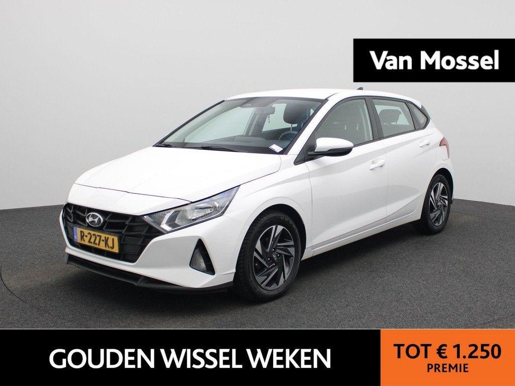 Hyundai i20 1.2 MPI Comfort, Auto's, 12 maanden, Euro 6, 4 cilinders, Wit