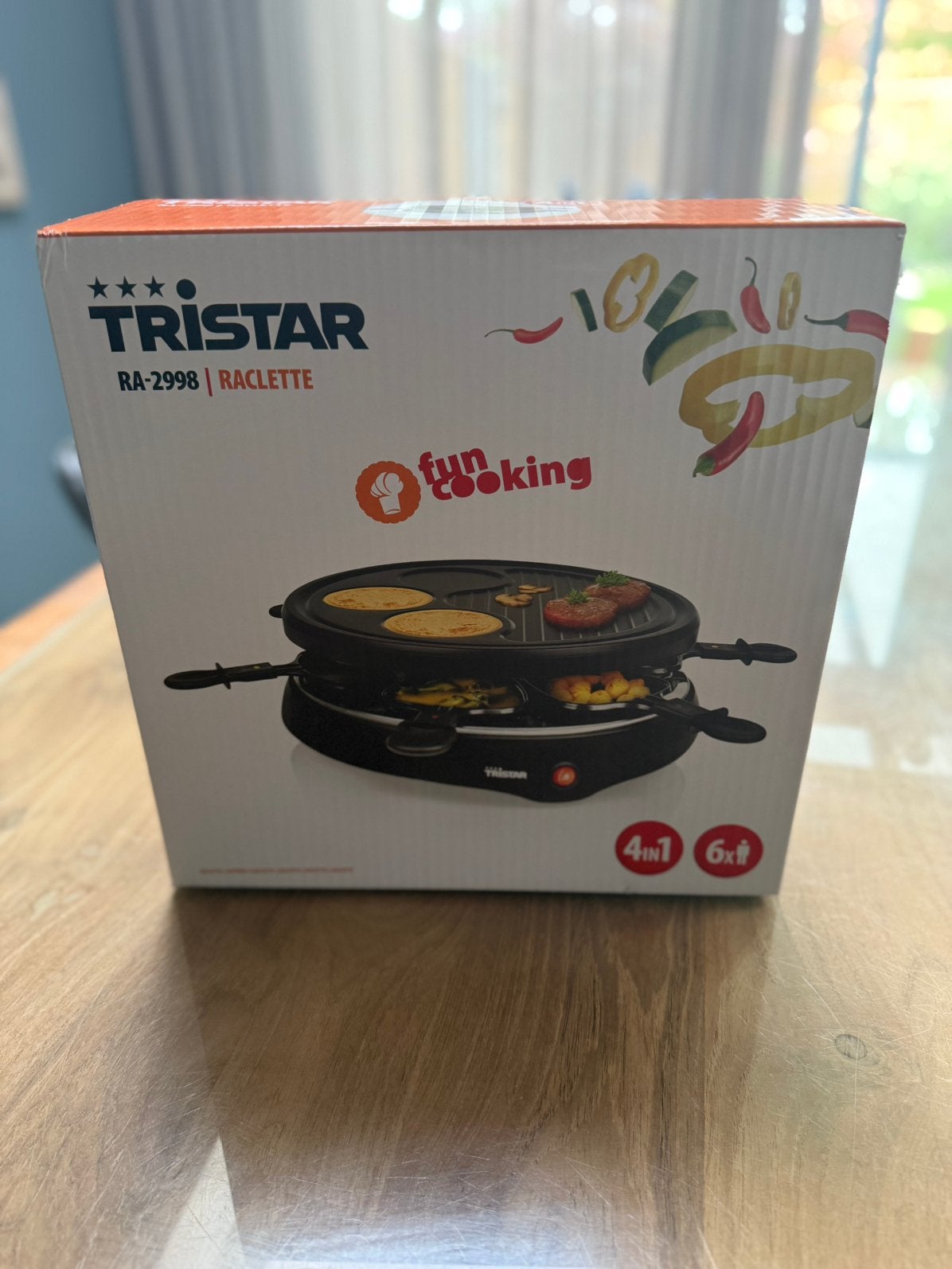 Tristar raclette gourmetstel nieuw in doos, Ophalen of Verzenden, Nieuw