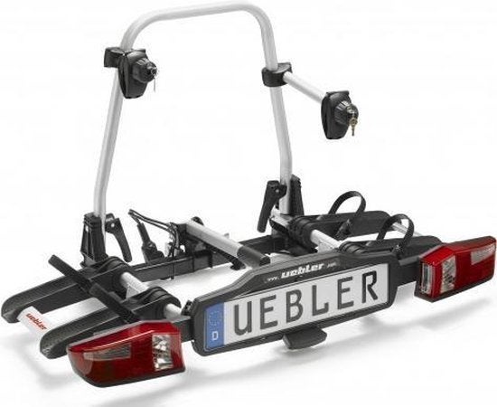 Uebler i21 fietsendrager voor 2 fietsen - Trekhaakdrager, Ophalen, Zo goed als nieuw, Brede banden, 2 fietsen