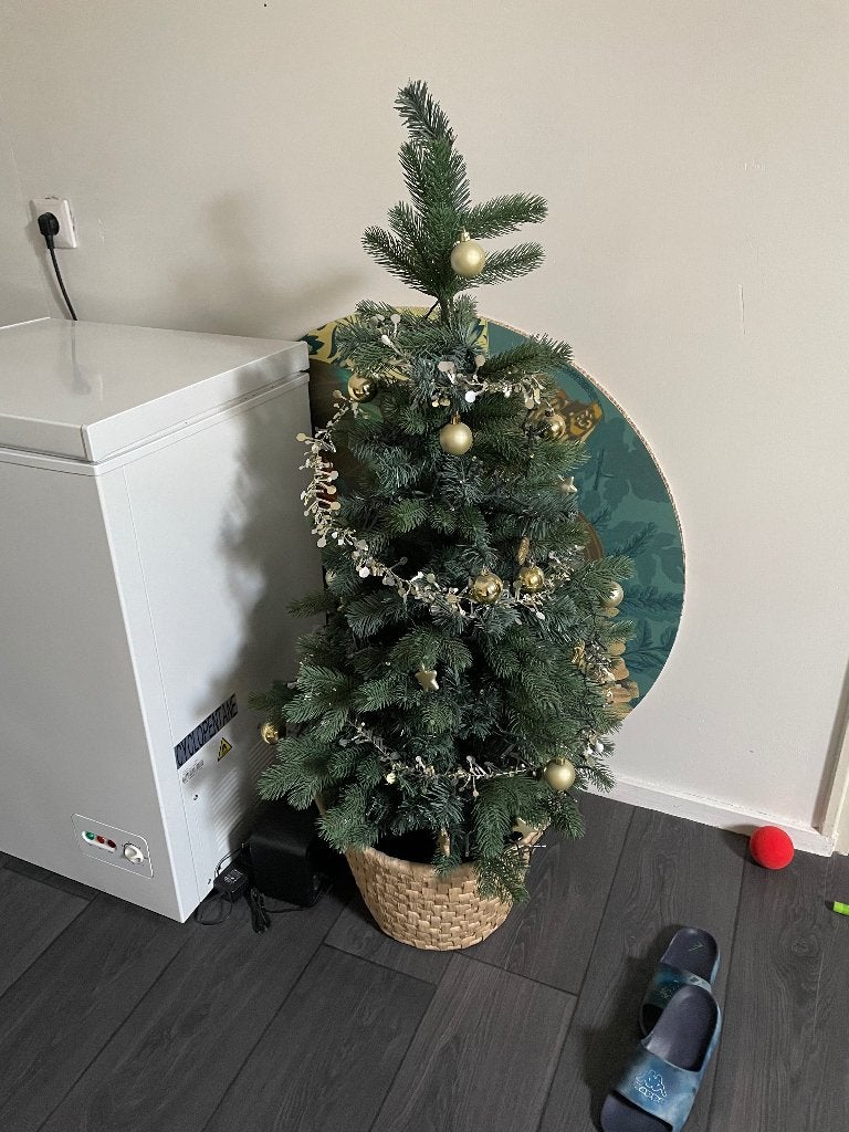 Mooie kunstkerstboom zonder versiering., Ophalen, Gebruikt