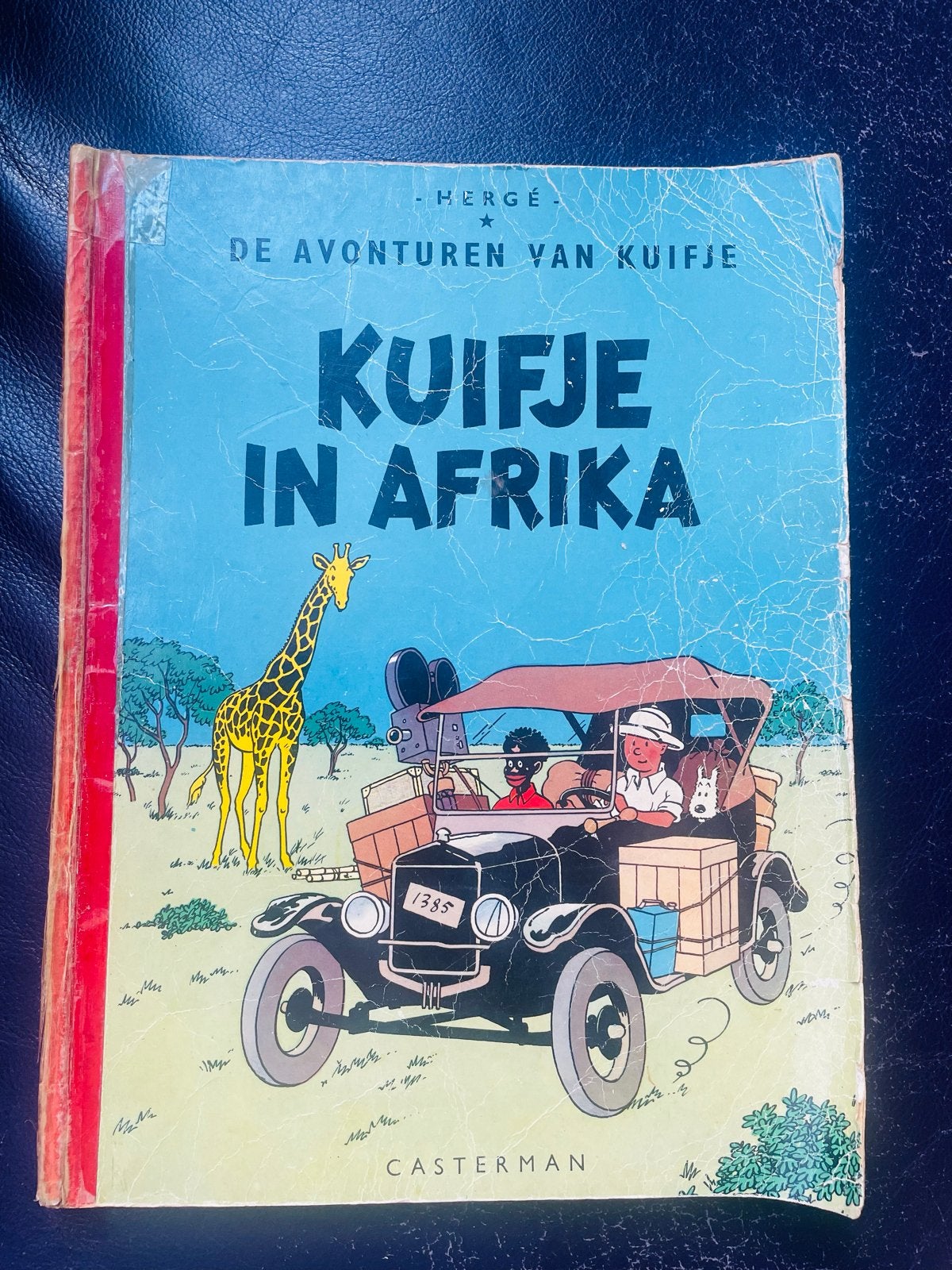 Kuifje in Afrika - Hergé (1966), Boeken, Eén stripboek, Ophalen of Verzenden, Gelezen