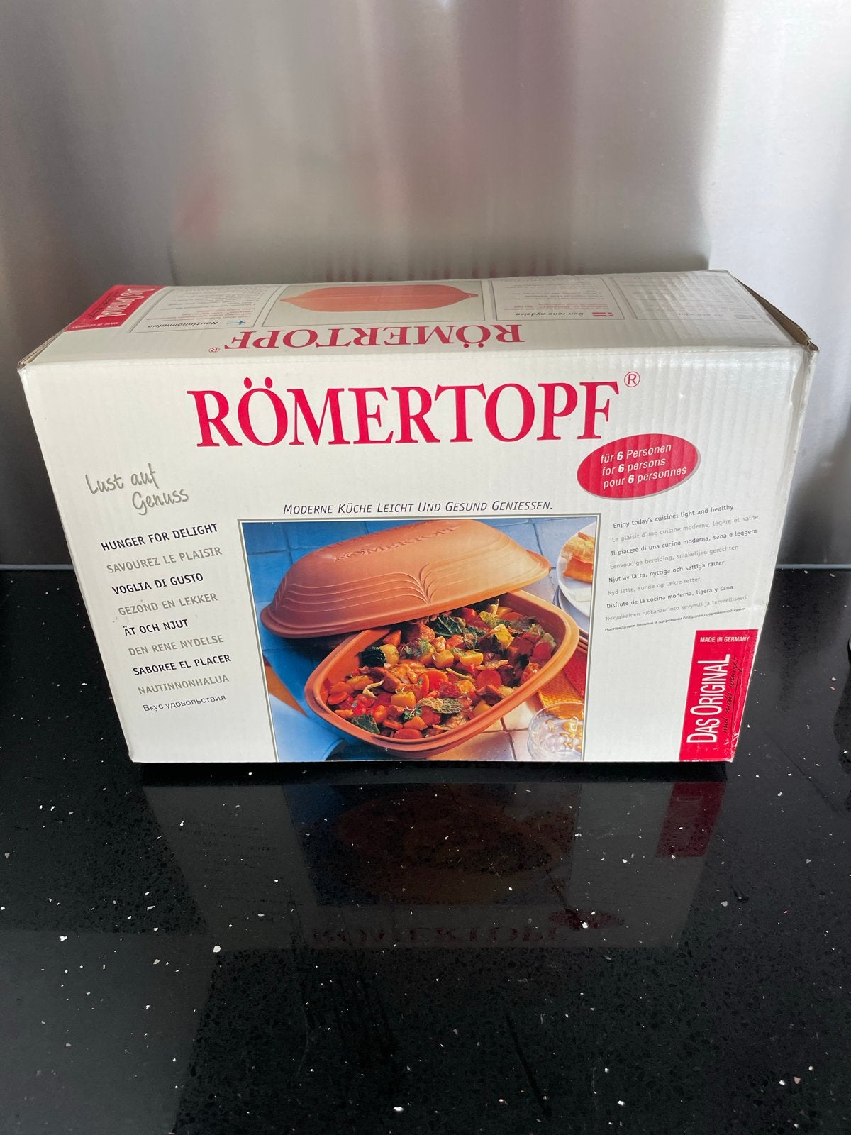 Römertopf ongebruikt in originele verpakking, Ophalen, Overige typen, Nieuw, Steen/keramiek