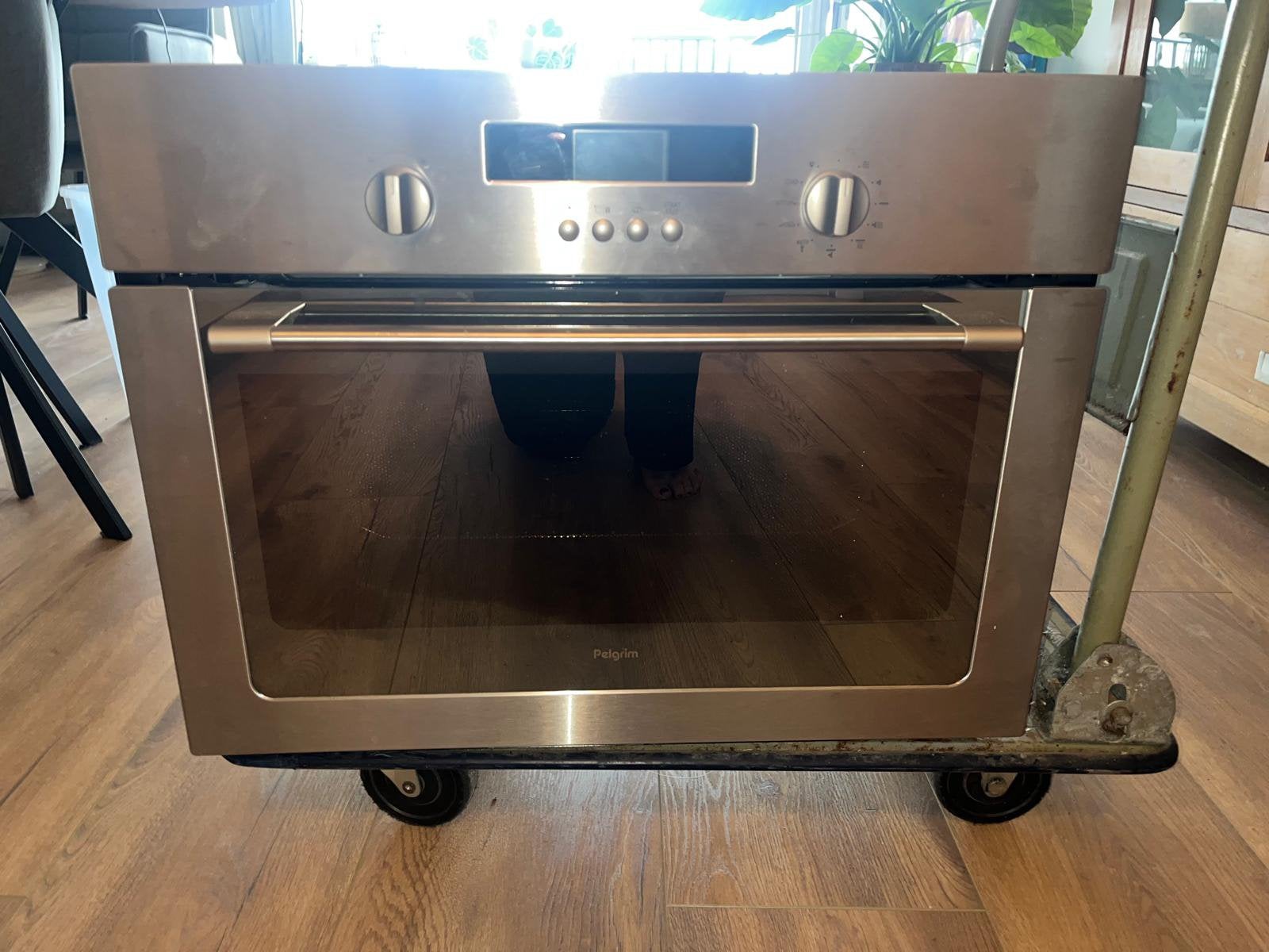 Pelgrim inbouw oven/magnetron, Ophalen, 45 tot 50 cm, Gebruikt, Oven