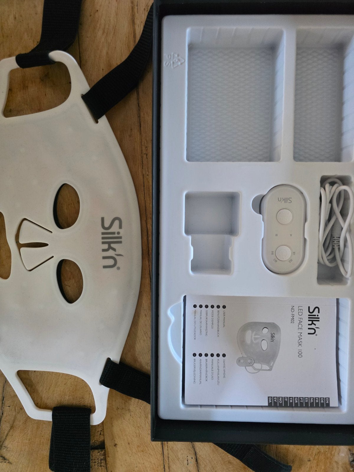 Silk'n LED Mask 100 - Huidverjonging en Verzorging, Ophalen, Zo goed als nieuw, Gehele gezicht