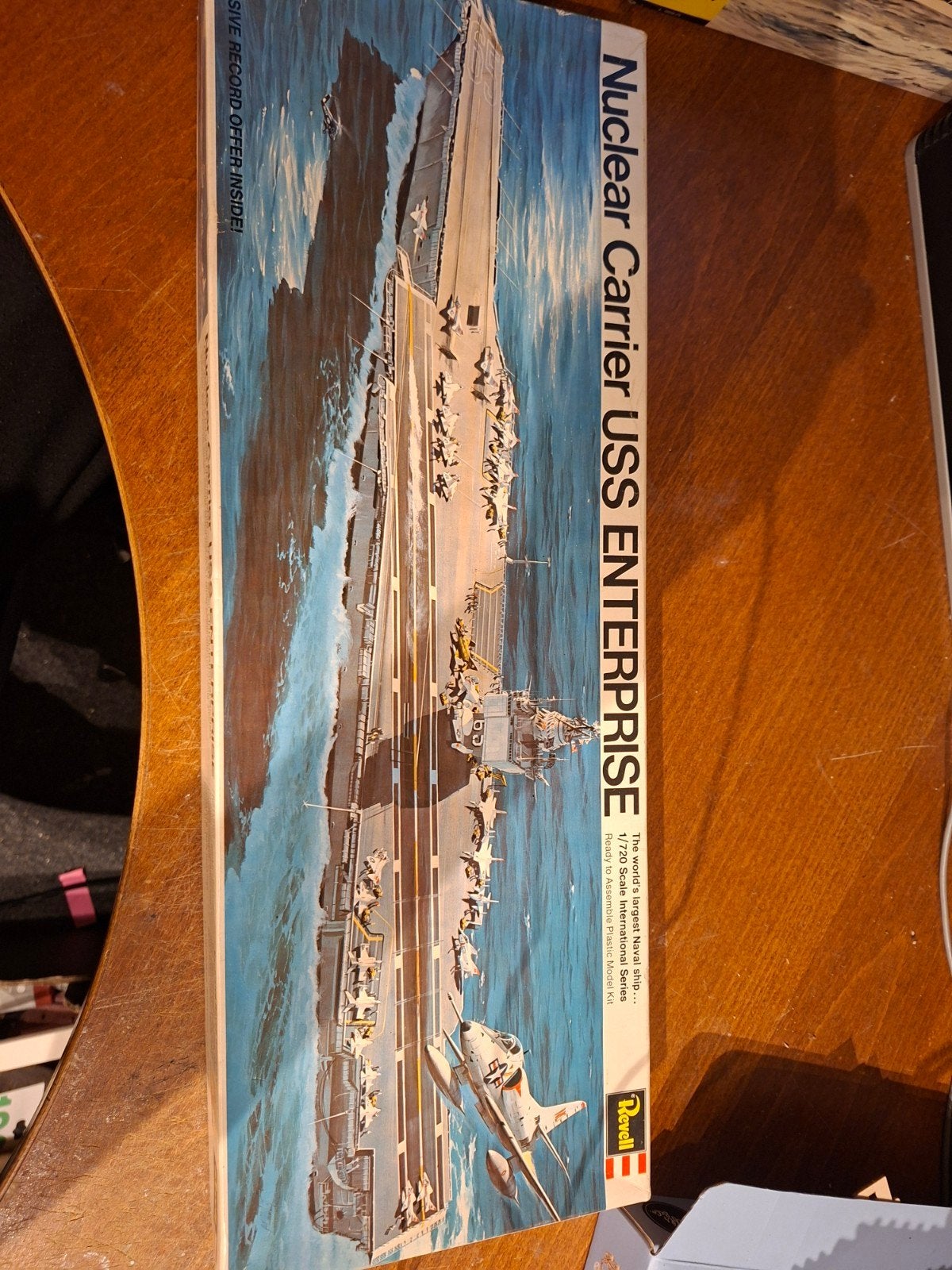 Revell Nuclear Carrier USS Enterprise 1/720 Modelbouw, Verzenden, Gebruikt, 1:200 of kleiner, Revell