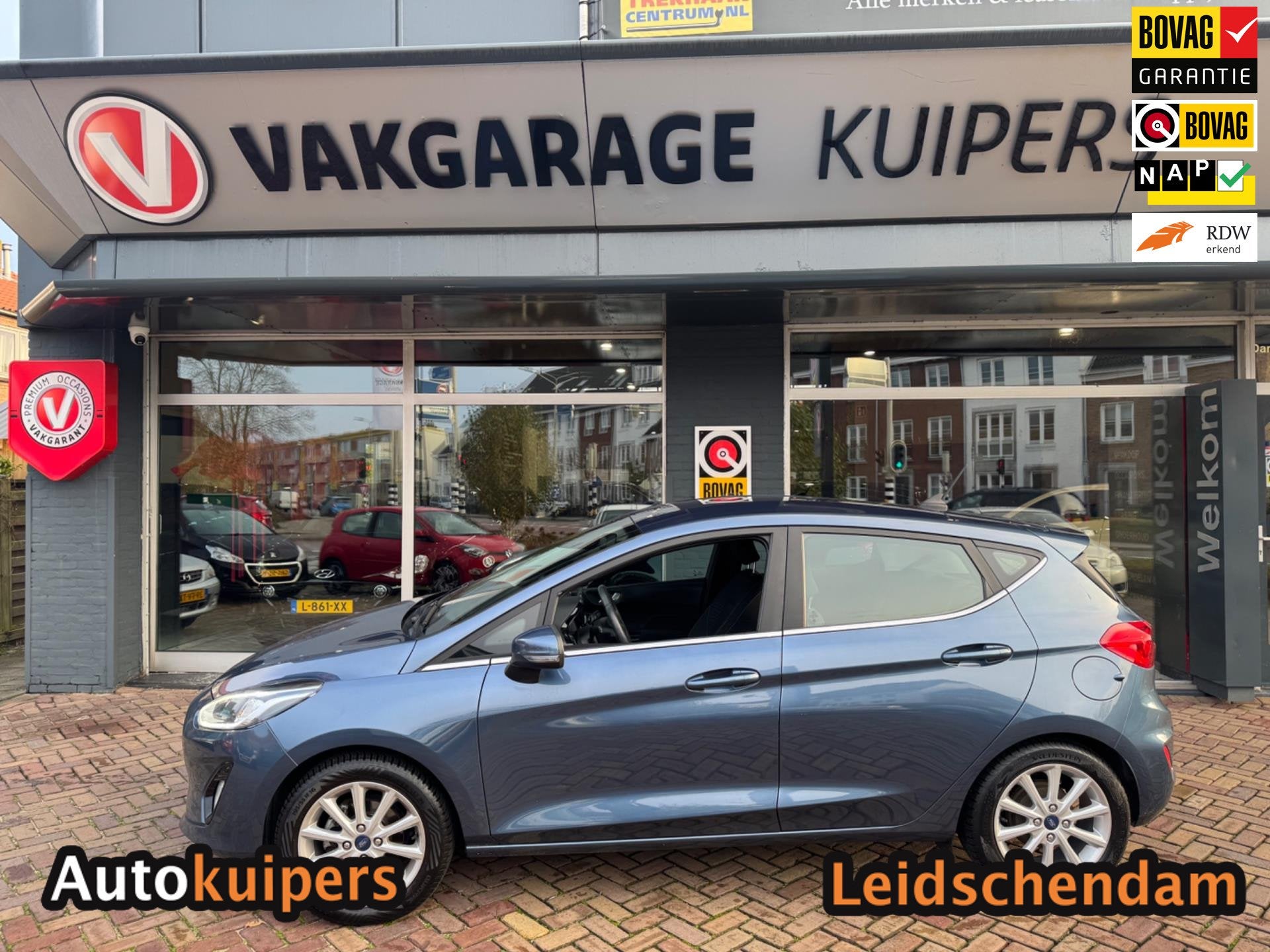 Ford Fiesta 1.0 EcoBoost Titanium, Auto's, Voorwielaandrijving, 12 maanden, Stof, Gebruikt