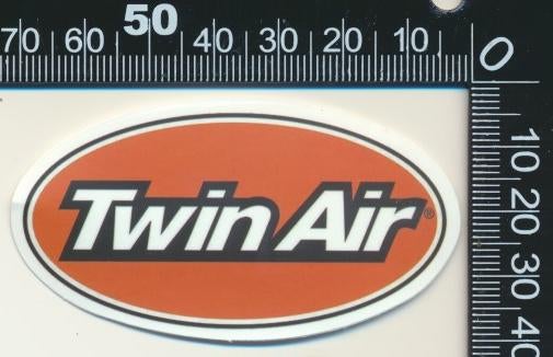Sticker: Twin Air, Ophalen of Verzenden, Zo goed als nieuw, Auto of Motor