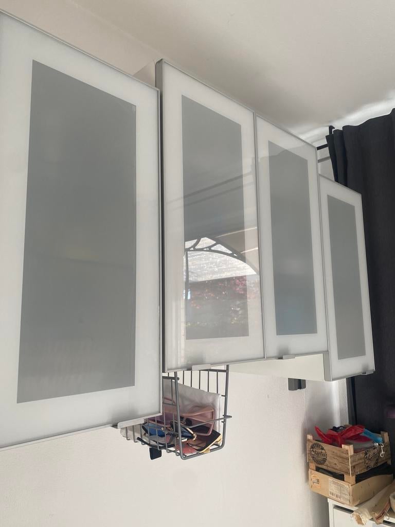 4 wandkasten, Ophalen, Zo goed als nieuw, Minder dan 150 cm, Minder dan 100 cm