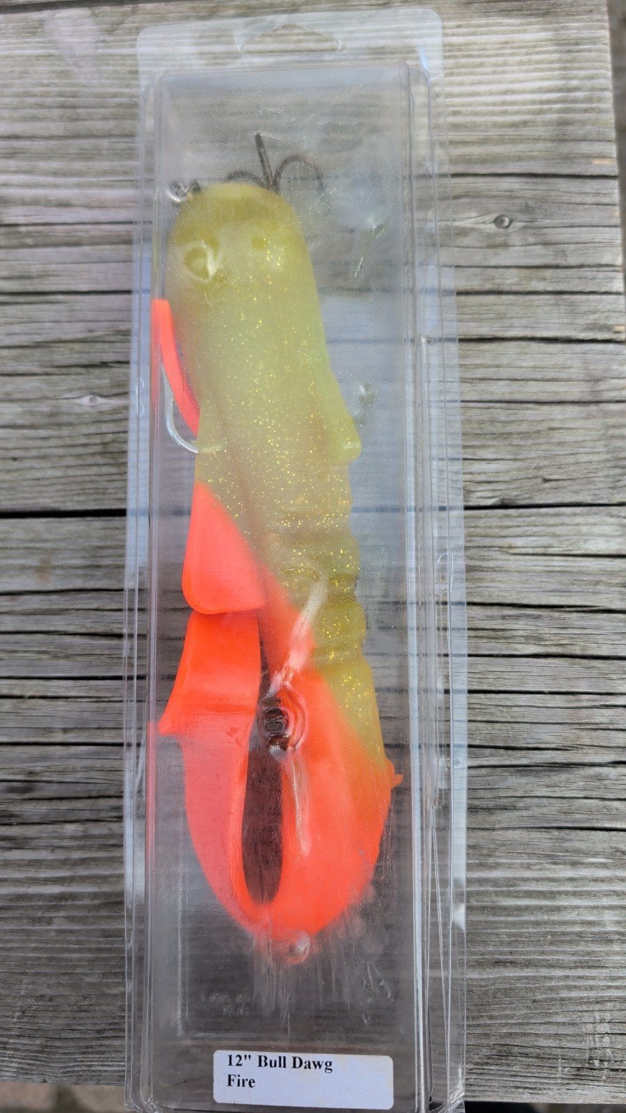 Musky Innovations Bull Dawg 12" Fire Kunstaas Nieuw, Ophalen of Verzenden, Nieuw