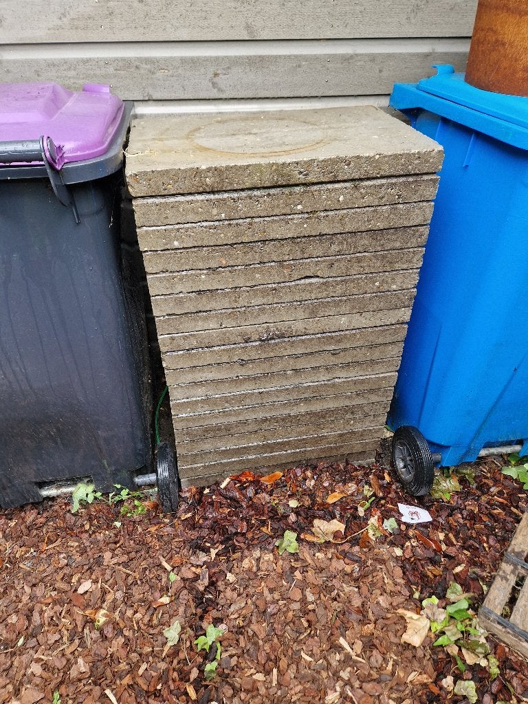 Stapstenen tegels beton 40x60cm 18stuks, Ophalen, Beton, Terrastegels