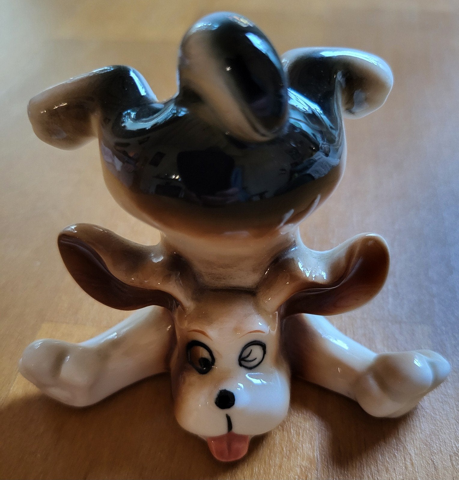 Vintage Porseleinen Hond Beeldje (Jaren 50/60), Verzamelen, Ophalen of Verzenden, Zo goed als nieuw, Dier