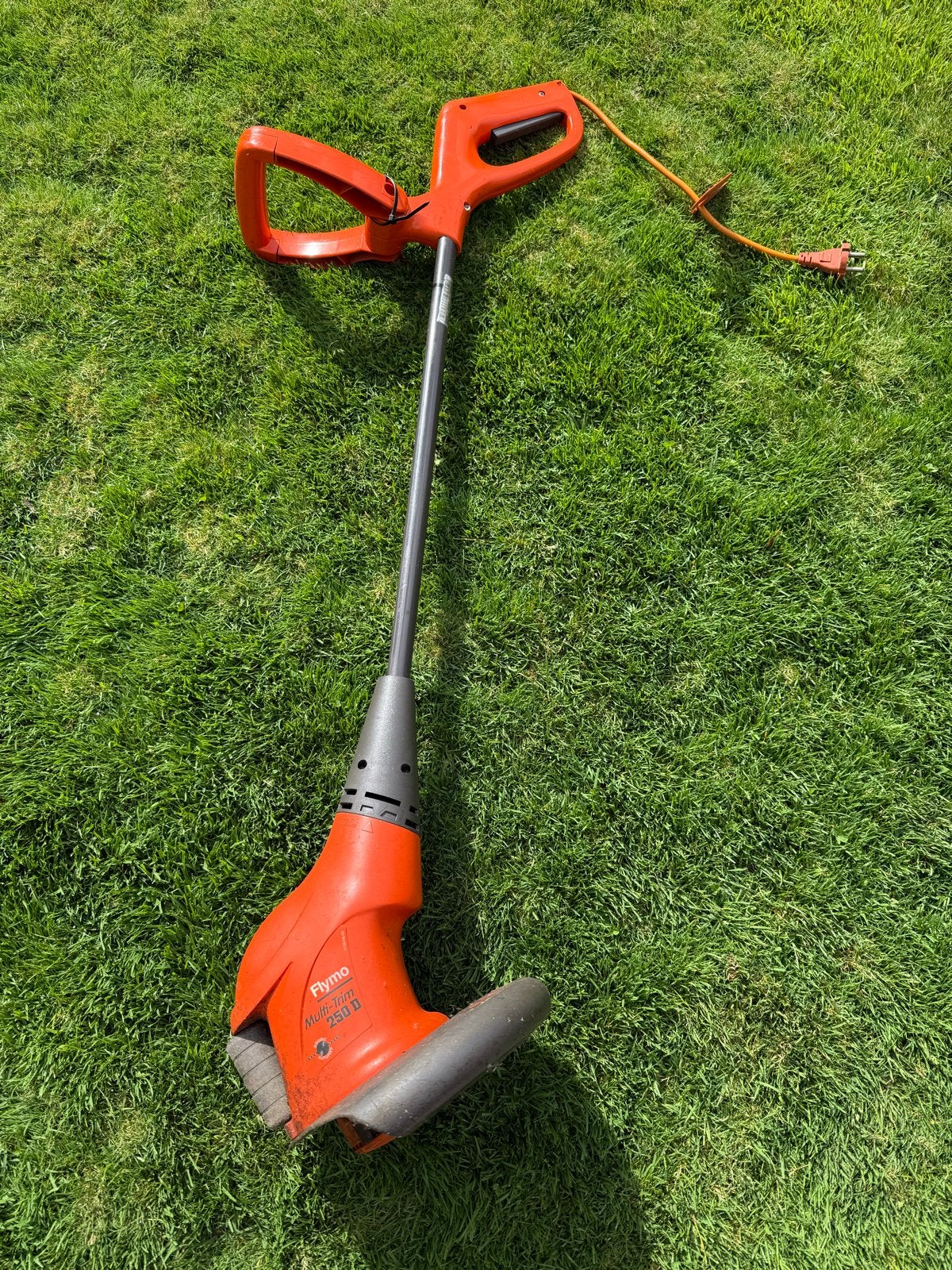 Flymo Multi-Trim 250 D Elektrische Grastrimmer, Tuin en Terras, Grastrimmers, Ophalen, Gebruikt, 30 tot 50 cm, Elektrisch