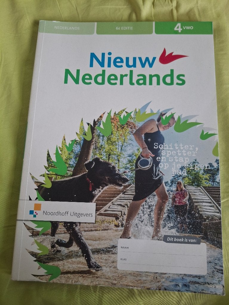 Nieuw Nederlands 4 VWO 6e editie - Noordhoff Uitgevers, Boeken, Schoolboeken, VWO, Ophalen of Verzenden, Zo goed als nieuw, Noordhoff Uitgevers