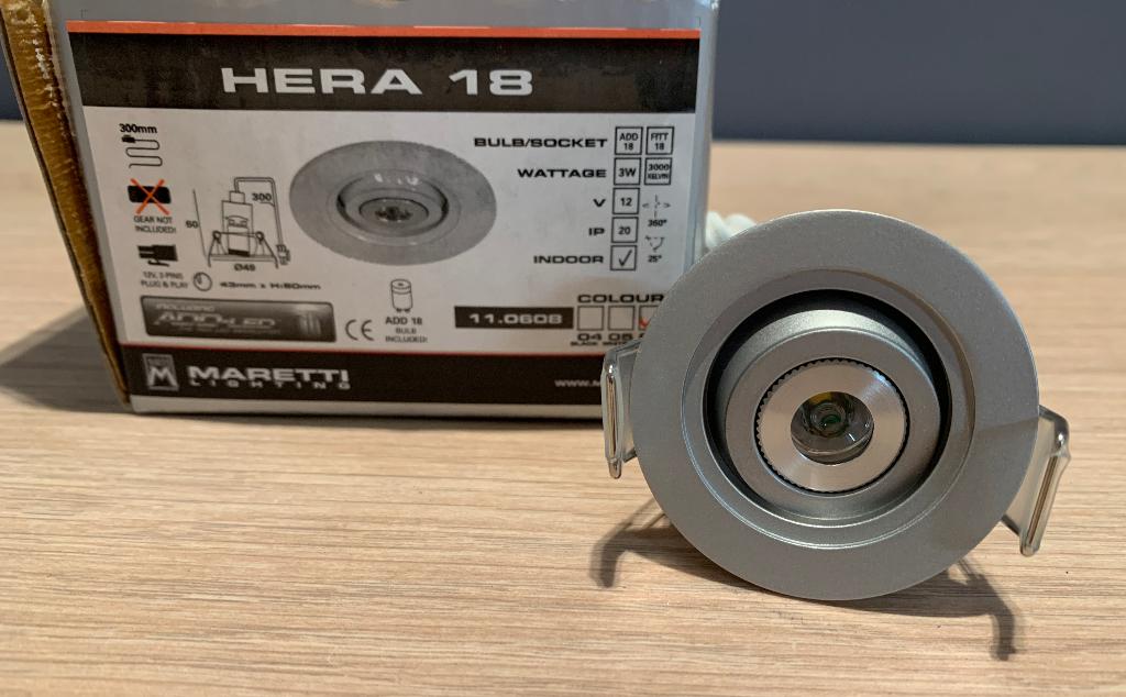Nieuw in doos LED spots van Maretti Piet Boon twv € 59,00st, Modular Delta Light, Metaal of Aluminium, Nieuw, Ophalen of Verzenden