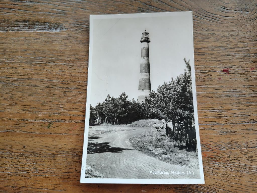 Vuurtoren Hollum Ameland, Verzamelen, Ansichtkaarten | Nederland, Verzenden, Waddeneilanden