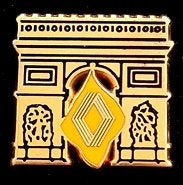Renault- Arc de Triomphe pin, Verzenden, Nieuw, Transport, Speldje of Pin