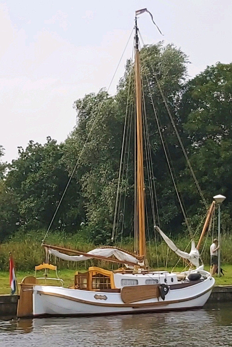 Unieke Boeieraak 9.50m uit 1918 in uitstekende staat, Watersport en Boten, Kajuitzeilboten en Zeiljachten, 3 m, 10 m, 70 cm, Staal