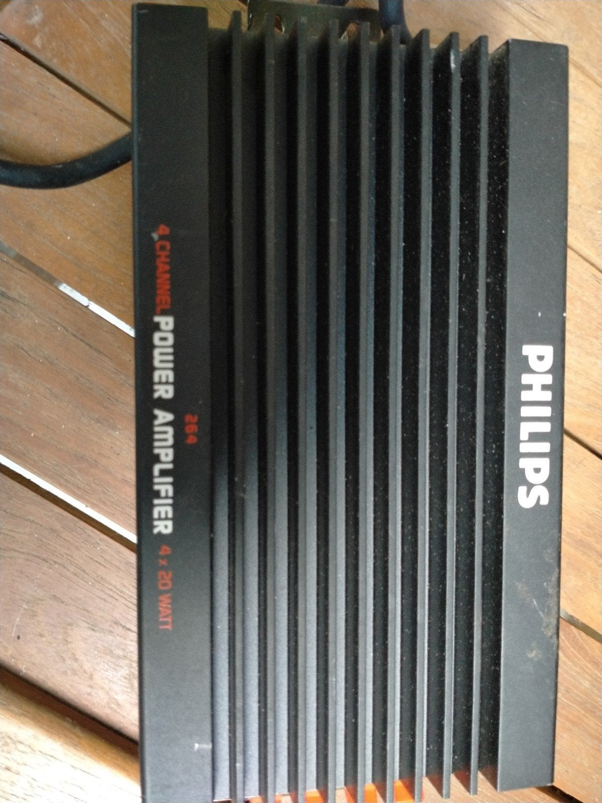 Philips 4-kanaals eindversterker 4x20 watt, Overige merken, Ophalen of Verzenden, Minder dan 60 watt, Gebruikt