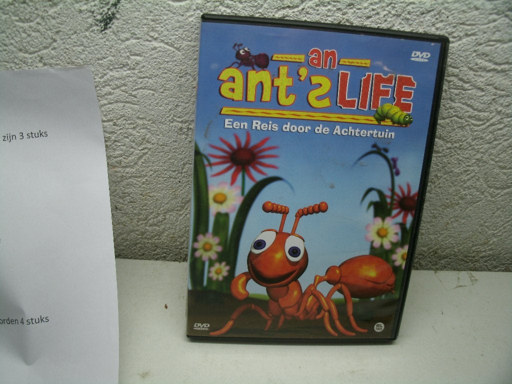 dvd 220k ant's life een reis door de achtertuin, Alle leeftijden, Ophalen of Verzenden, Zo goed als nieuw