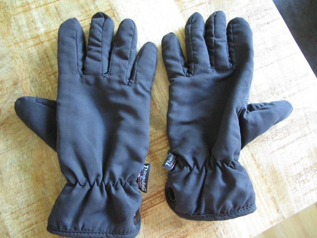 Hema maat L - zwarte thinsulate handschoenen, Maat 42/44 (L), Ophalen of Verzenden, Zo goed als nieuw, Handschoenen