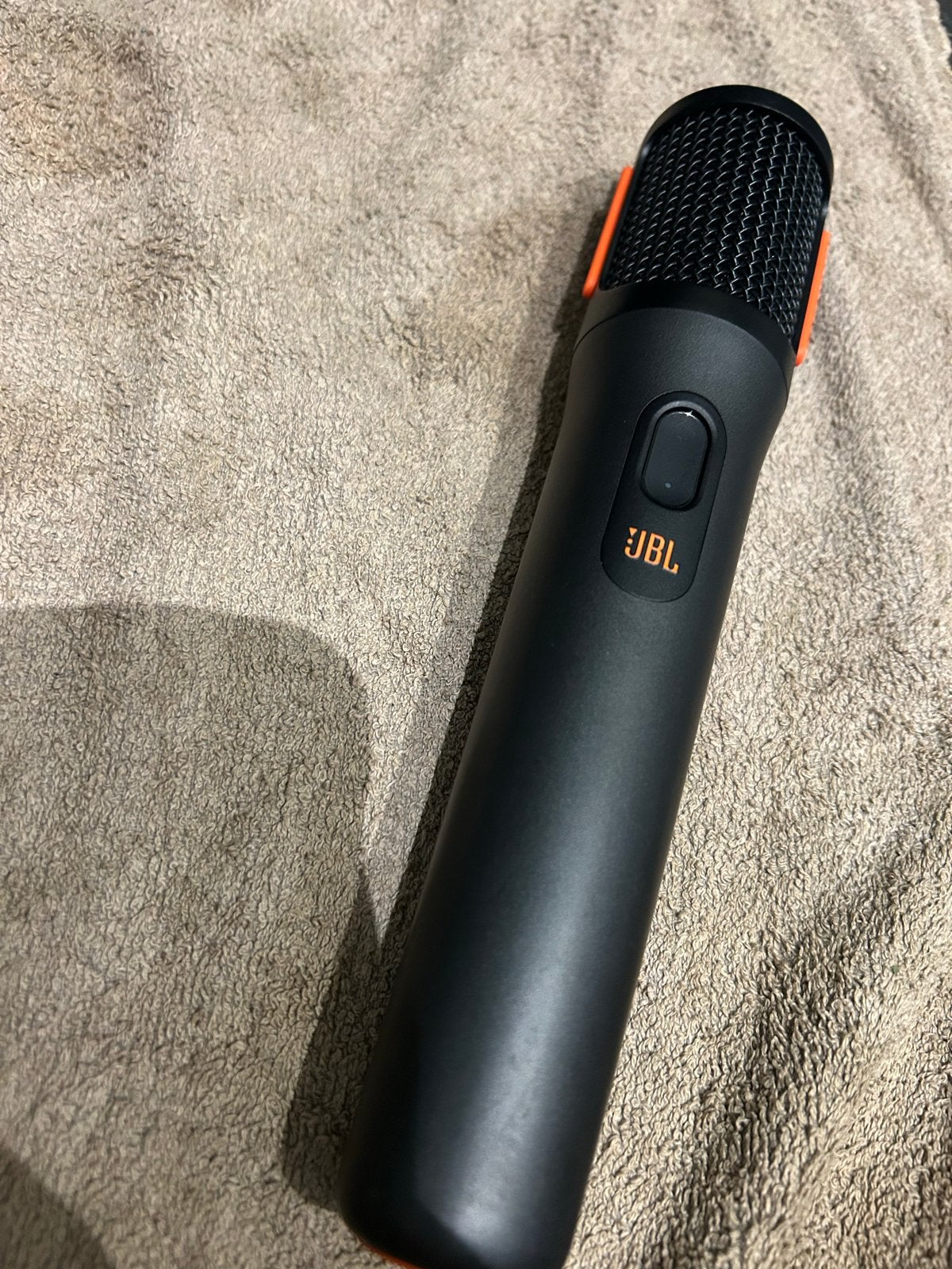 JBL Draadloze Microfoon - Zwart/Oranje, Muziek en Instrumenten, Microfoons, Ophalen of Verzenden, Zo goed als nieuw, Zangmicrofoon