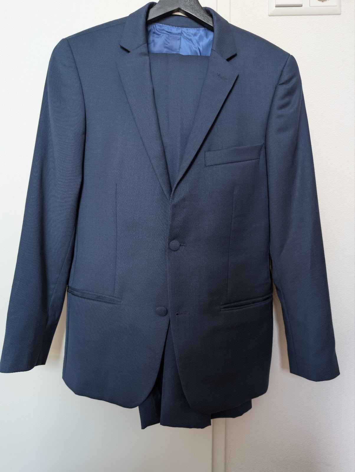 Guy Laroche Homme Pak - Maat 44/46 (S), Kleding | Heren, Kostuums en Colberts, Blauw, Ophalen of Verzenden, Zo goed als nieuw