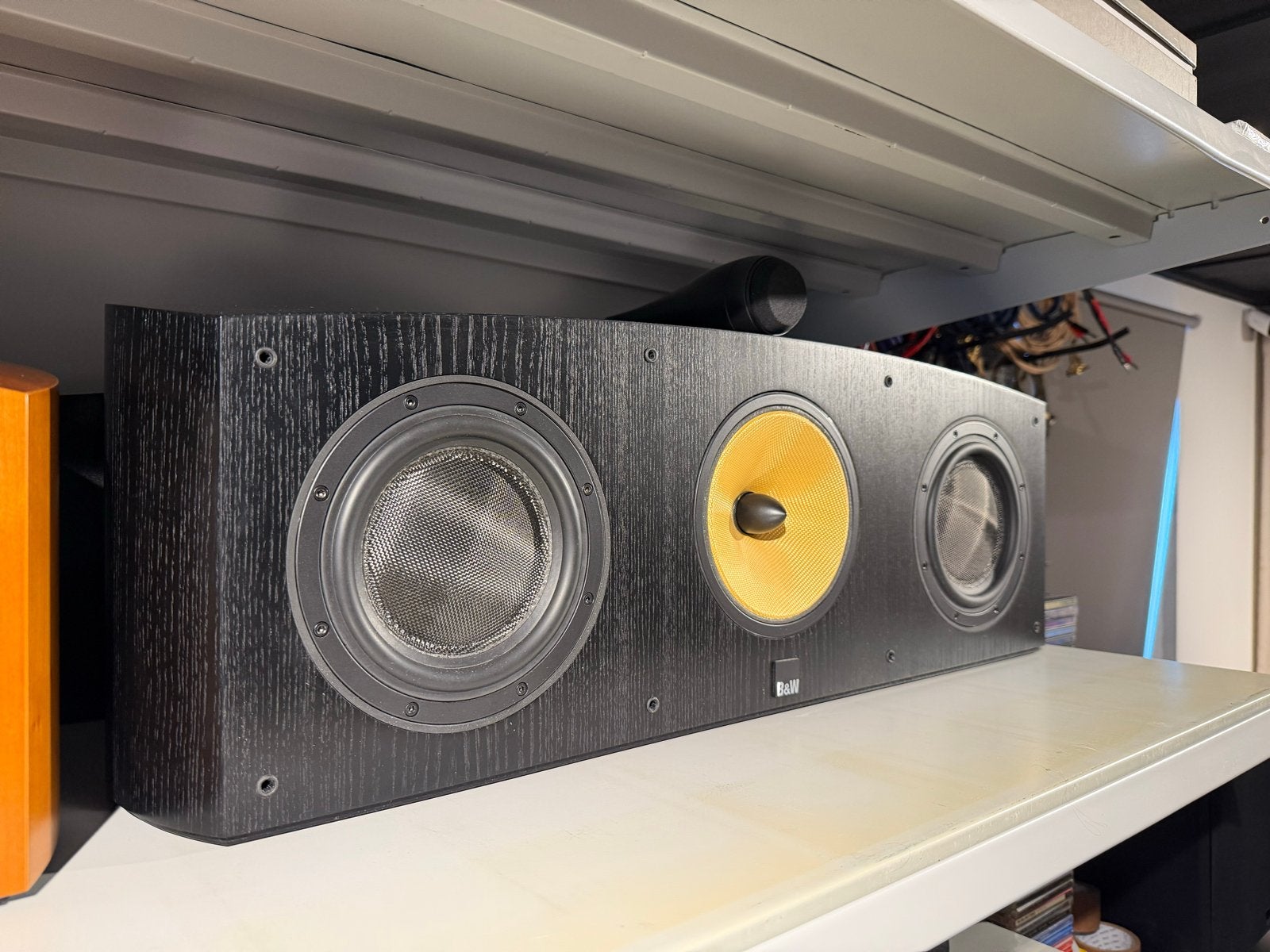B&W HTM3S Signature Centerspeaker Black Ash, 120 tot 150 watt, Ophalen of Verzenden, Zo goed als nieuw, Bowers & Wilkins (B&W)
