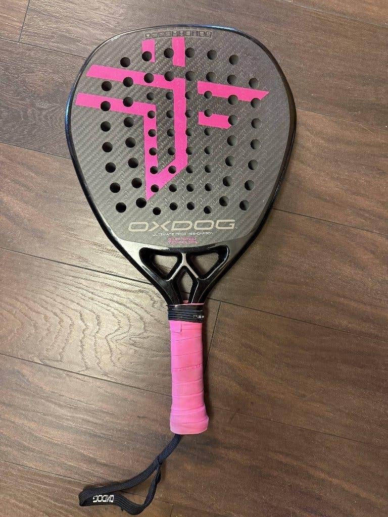 Padel Racket: Oxdog Ultimate Pro+, Sport en Fitness, Padel, Ophalen, Zo goed als nieuw, Padelracket