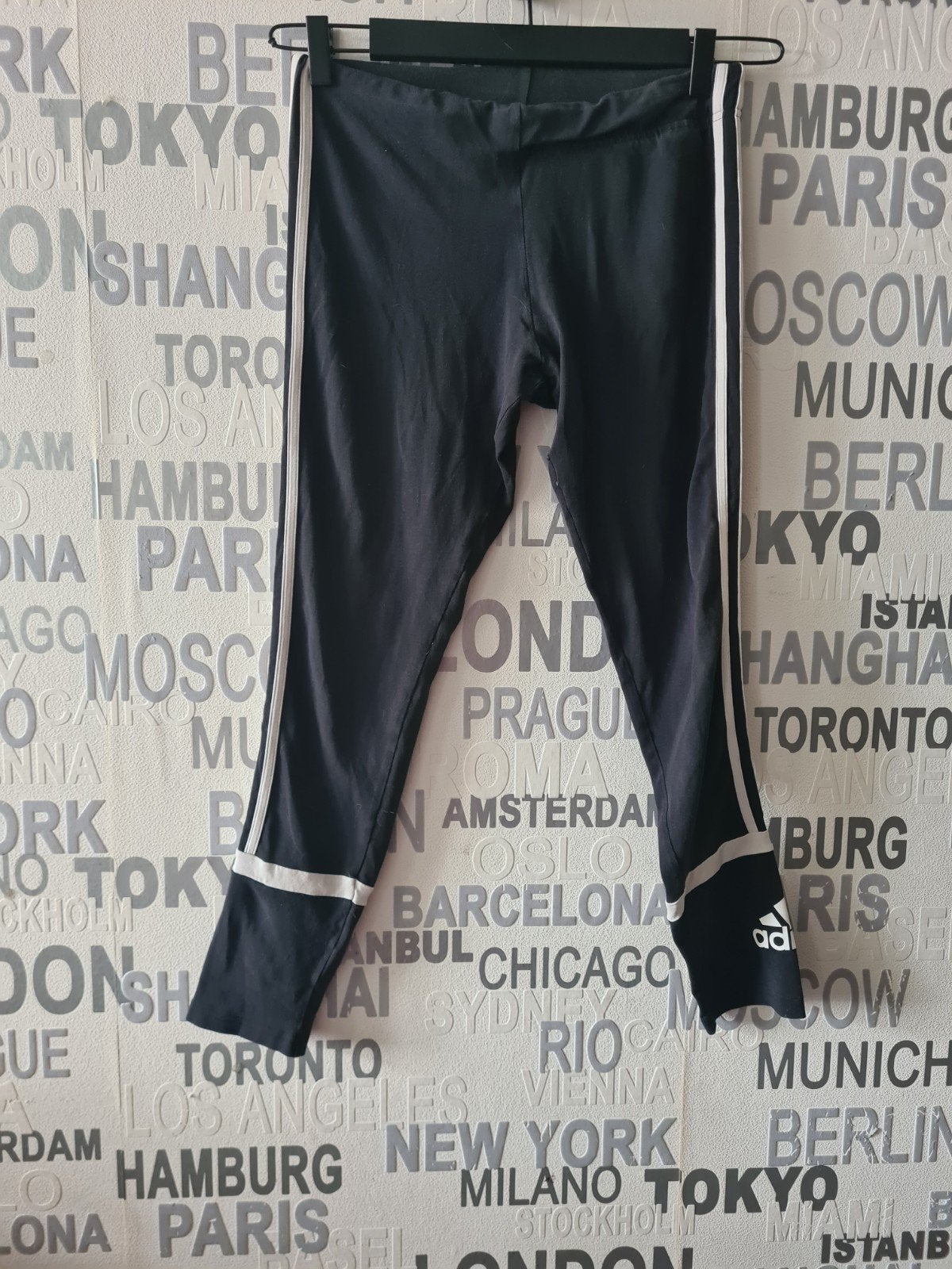 Adidas legging maat M, Adidas, Zwart, *, Maat 40/42 (M)